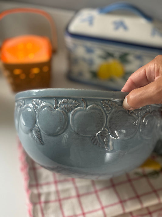 Pastel Blue Fruit Mixing Bowl by Signature