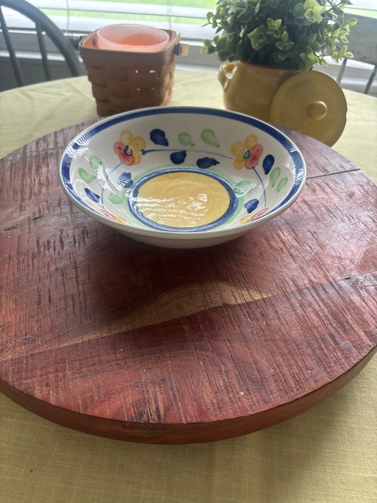 Hand Painted Flower Bowl
