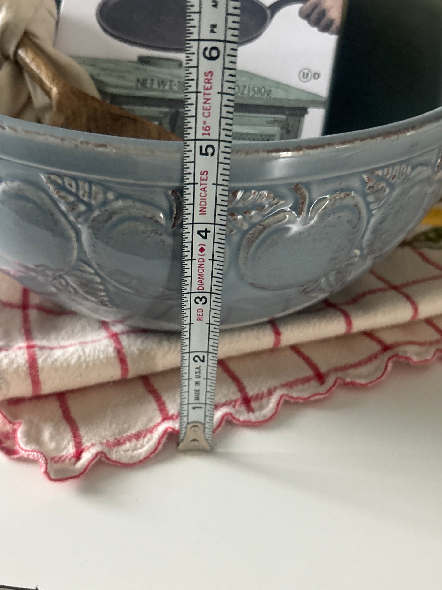 Pastel Blue Fruit Mixing Bowl by Signature