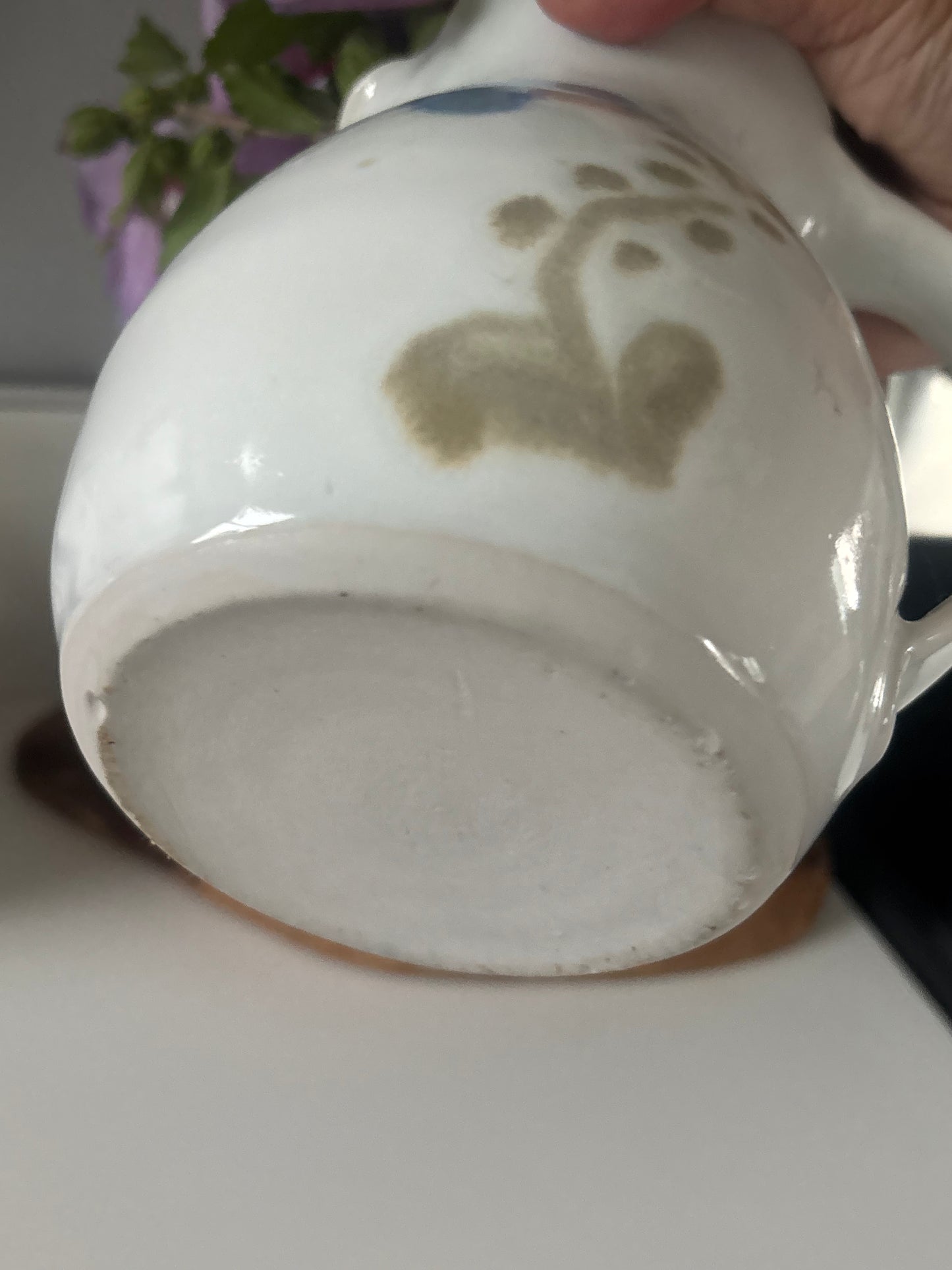 Perfect Pitcher with Blue Flowers